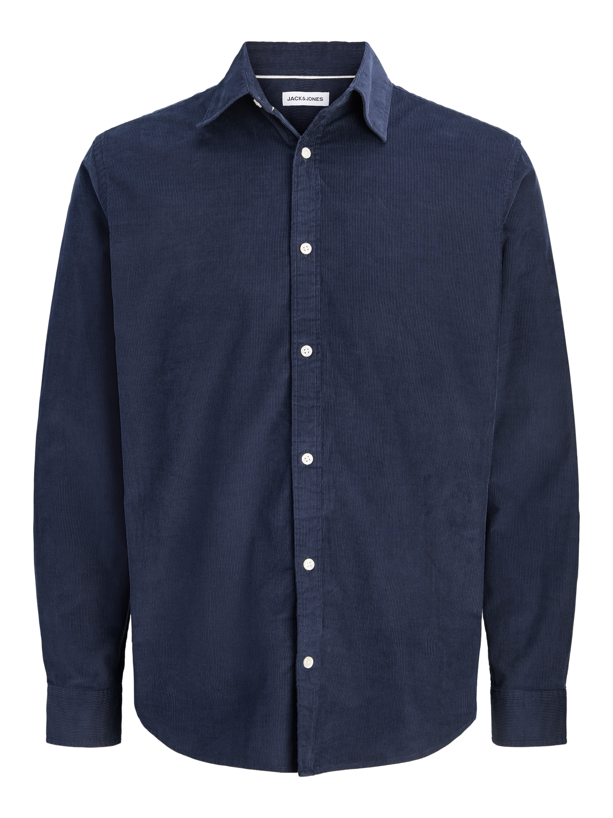 Ανδρικό κοτλέ πουκάμισο Field μπλε σκούρο – JACK & JONES