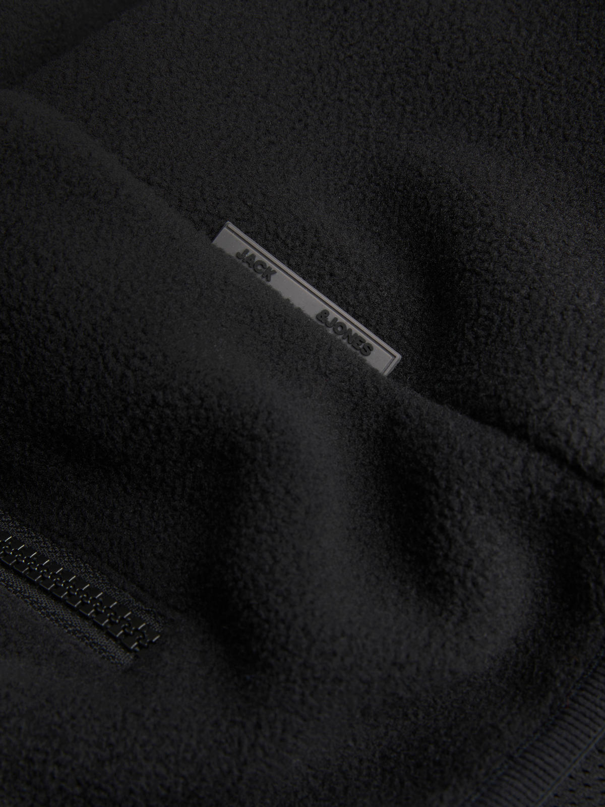 Ανδρικό fleece μπουφάν Lupo μαύρο – JACK & JONES
