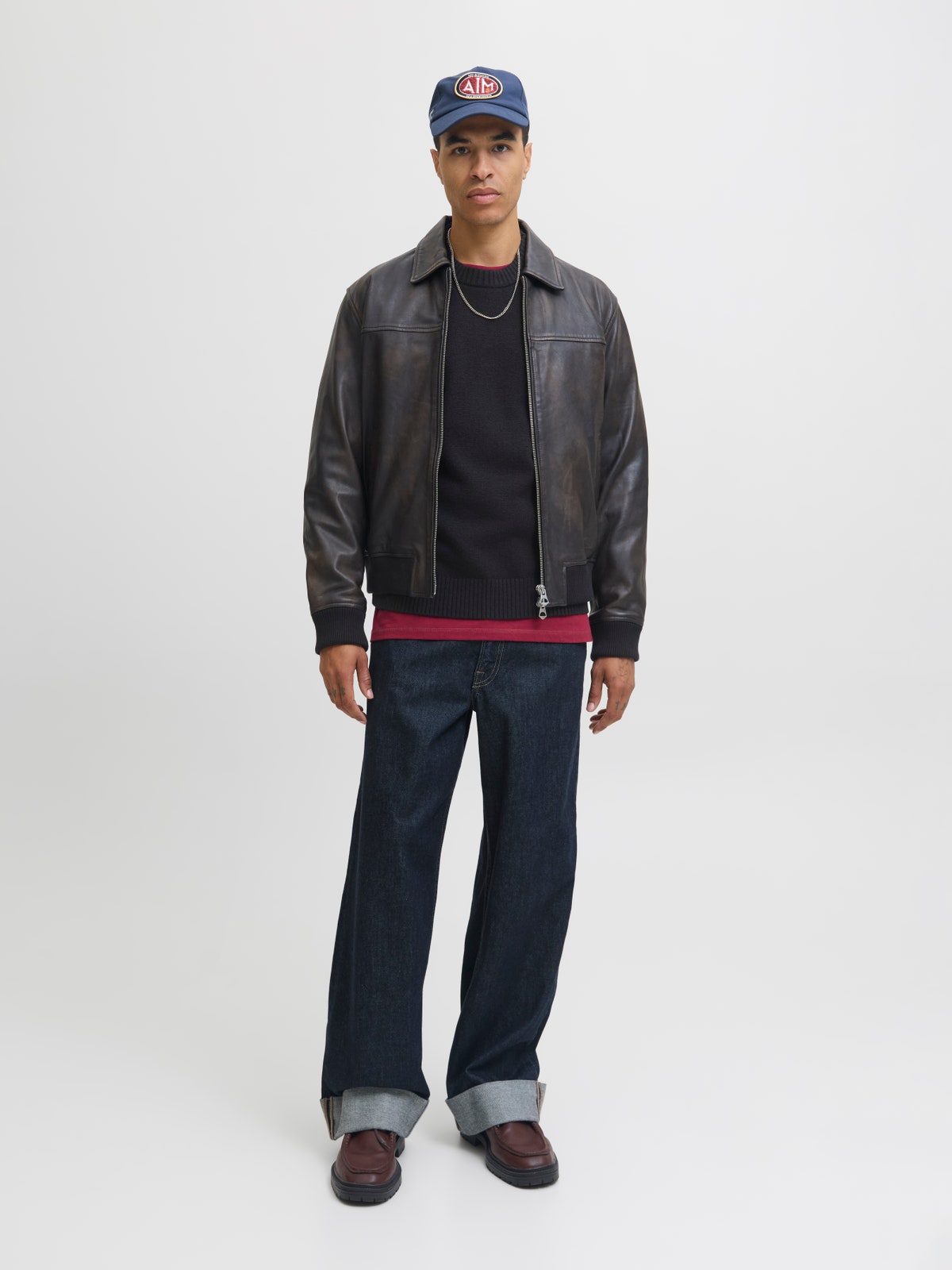 Ανδρικό πλεκτό πουλόβερ Norrebro μαύρο – JACK & JONES