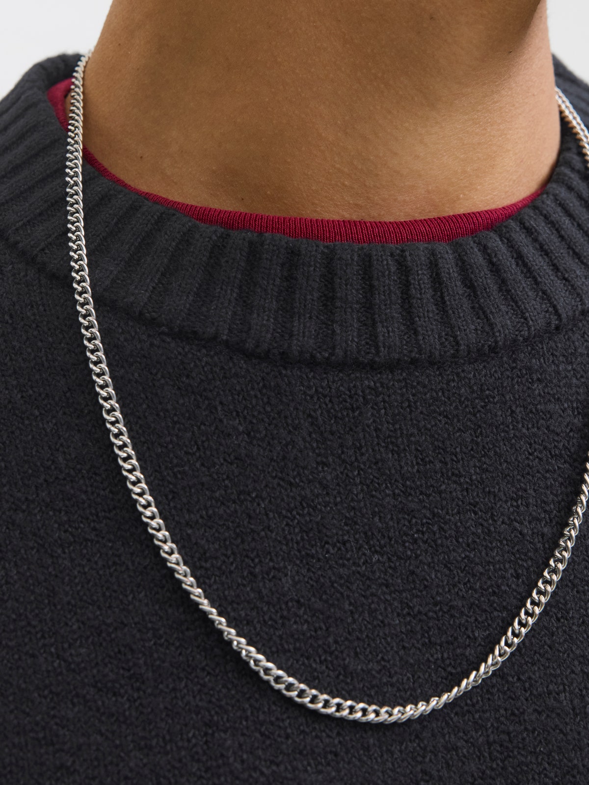 Ανδρικό πλεκτό πουλόβερ Norrebro μαύρο – JACK & JONES