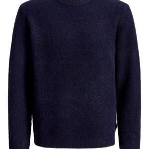 Ανδρικό πλεκτό πουλόβερ Simon μπλε σκούρο – JACK & JONES