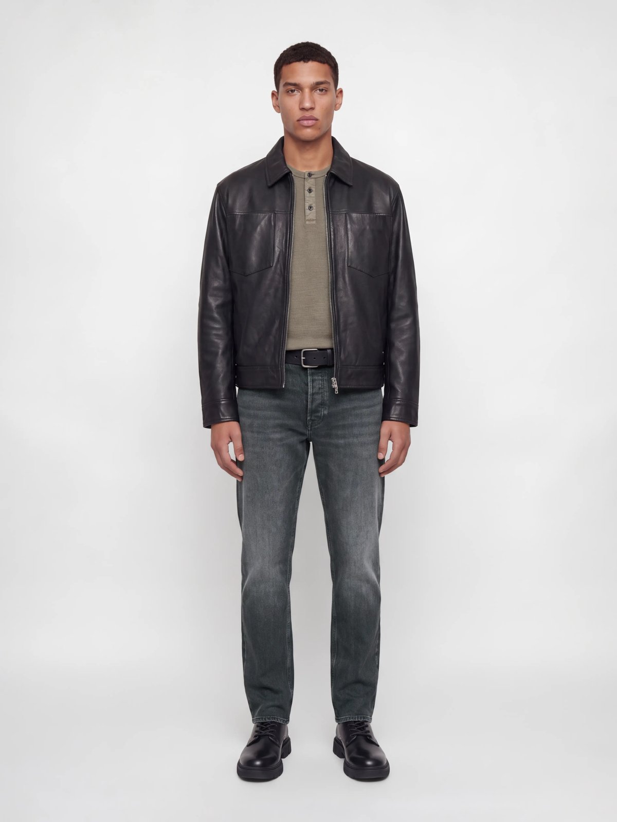 Ανδρικό τζιν Mike Original tapered μαύρο – JACK & JONES