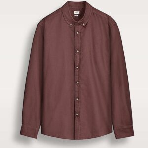 Ανδρικό πουκάμισο Oxford dyed μπορντό – BOSTON