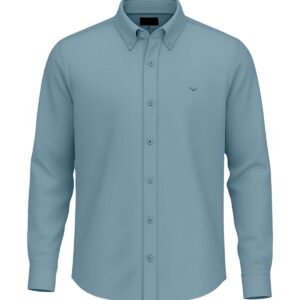 Ανδρικό πουκάμισο Oxford dyed μπλε μολυβί – BOSTON